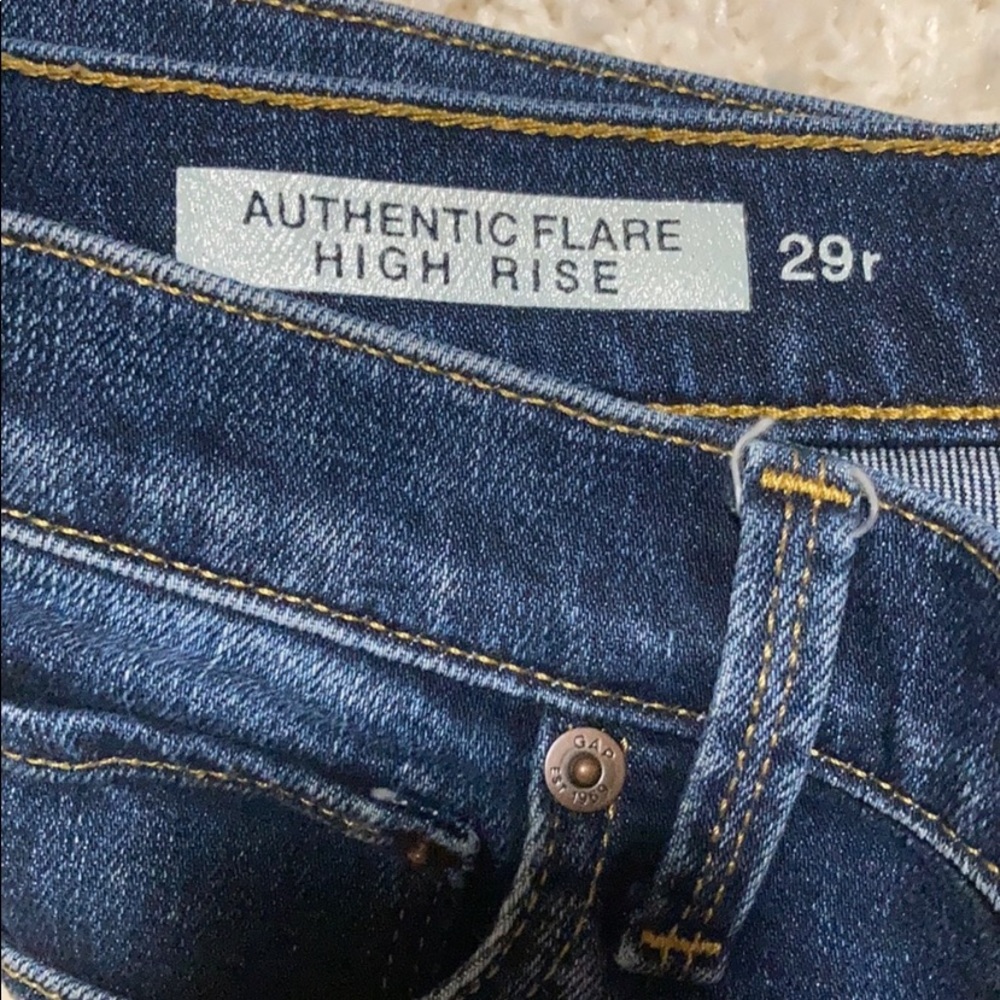 Raw hem, flare jeans - Picture 4 of 4